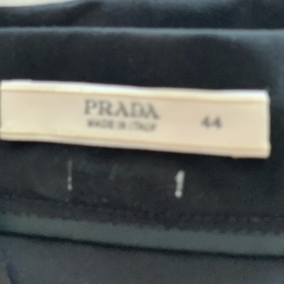 Authentic vintage Prada black skirt size 44 with bow on the back - Picture 11 of 13